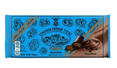 Σοκολάτα Υγείας Παυλίδη με γέμιση κρέμα κακάο (100 gr)